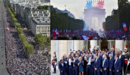 घर फर्केको विश्व विजेता फ्रान्सेली टोलीलाई भव्य स्वागत
