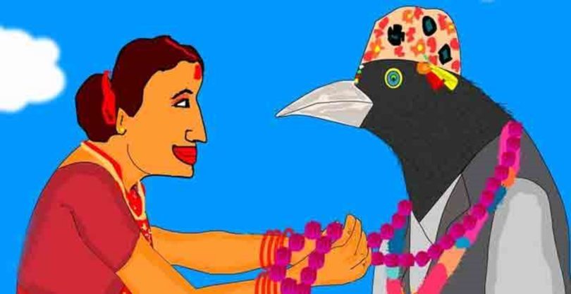 दोस्रो ठूलो महान चार्ड तिहार सुरु, पहिलो दिन काग तिहार