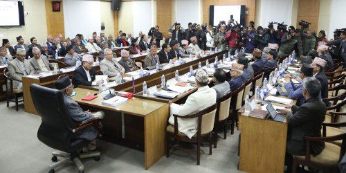 अन्तर प्रदेश परिषद बैठक सकियो, ५ सदस्यीय कार्यदल गठन