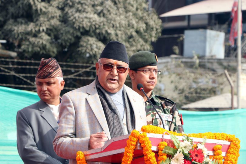 धरहरामा इतिहास झल्कन्छ, आधुनिकता टल्कन्छ : प्रधानमन्त्री ओली