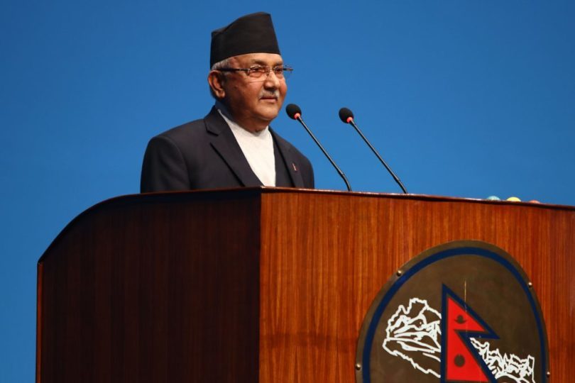 प्रधानमन्त्री ओलीले आज संसद्मा सम्बोधन गर्ने