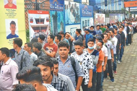 कोरियाली भाषा परीक्षाका लागि ९२ हजारको आवेदन