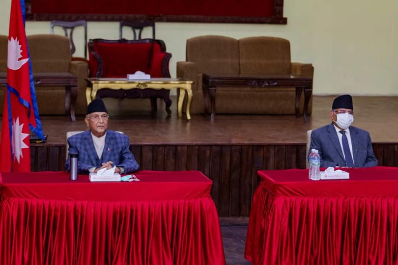 नेपाल कम्युनिस्ट पार्टी (नेकपा) अहिले अस्थायी युद्धबिरामको अवस्थामा