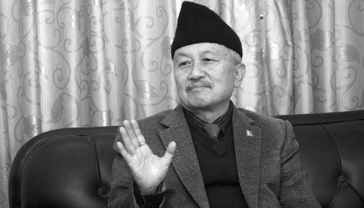 पार्टी कार्यालयमा नेम्वाङको पार्थिव शरीर
