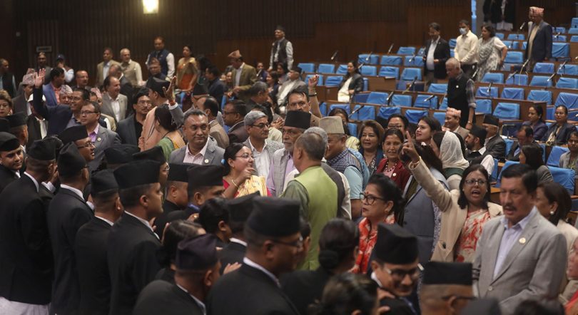 कांग्रेससहित विपक्षी दलहरुको अवरोधपछि संसद बैठक स्थगित